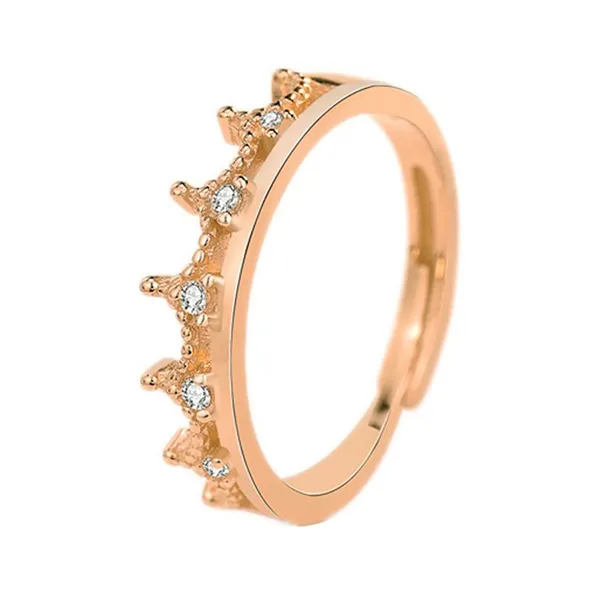 Nhẫn Nữ Lili Jewelry Đính Đá CZ Vương Miện Pandora LILI_825322 Màu Vàng
