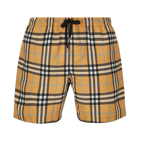 Quần Bơi Nam Burberry Plaid Drawstring Màu Beige Size L - Thời trang - Vua Hàng Hiệu
