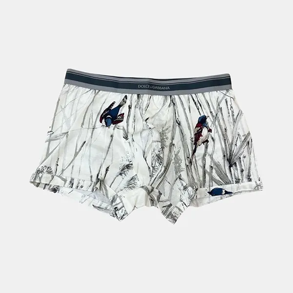 Quần Lót Nam Dolce & Gabbana D&G M15795 ONG16 Màu Trắng Họa Tiết Size 4 - Thời trang - Vua Hàng Hiệu