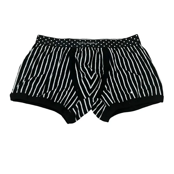 Quần Lót Nam Dolce & Gabbana D&G M18315 ONG41 Màu Đen Kẻ Trắng Size 3 - Thời trang - Vua Hàng Hiệu