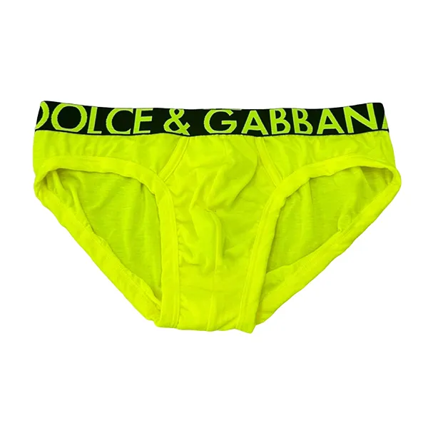 Quần Lót Nam Dolce & Gabbana D&G M3B91 HU7IR Màu Vàng Chanh Đen Size 4 - Thời trang - Vua Hàng Hiệu