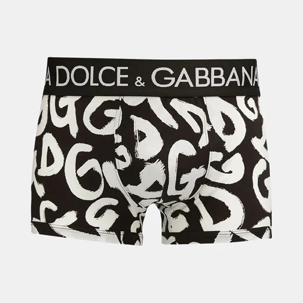 Quần Lót Nam Dolce & Gabbana D&G M4D35J FSEH4 Màu Đen Trắng Size 4 - Thời trang - Vua Hàng Hiệu
