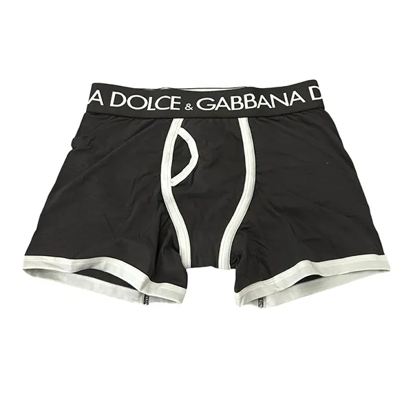 Quần Lót Nam Dolce & Gabbana D&G M4E85J FUGHH Màu Đen Phối Trắng Size 3