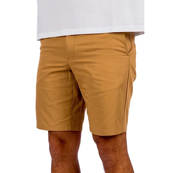 Quần Short Nam Burberry Logo Patch Chino Men 8039654 Màu Camel Size XS