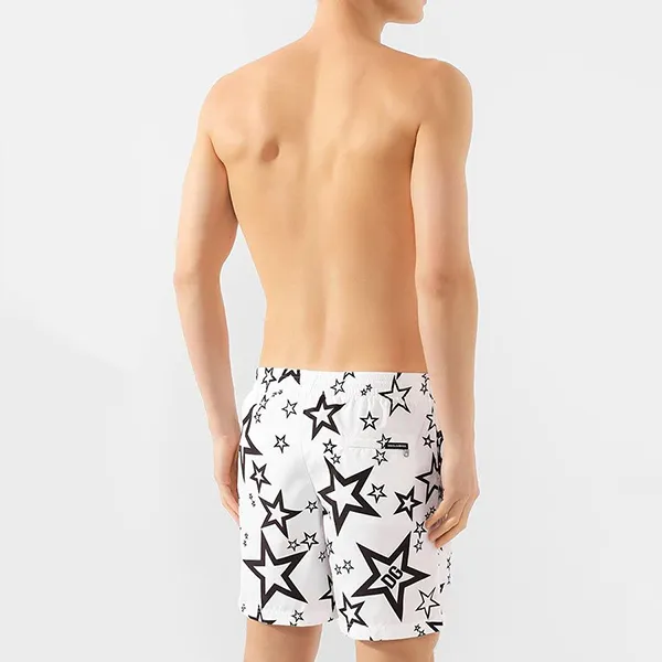 Quần Short Nam Dolce & Gabbana D&G M4A13T HSMH Màu Trắng Họa Tiết Size 5 - Thời trang - Vua Hàng Hiệu