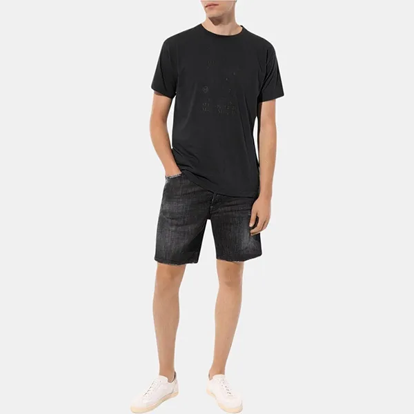 Quần Short Nam Dsquared2 Clean Black Wash Marine Shorts S74MU0804S30357900 Màu Đen Size 44