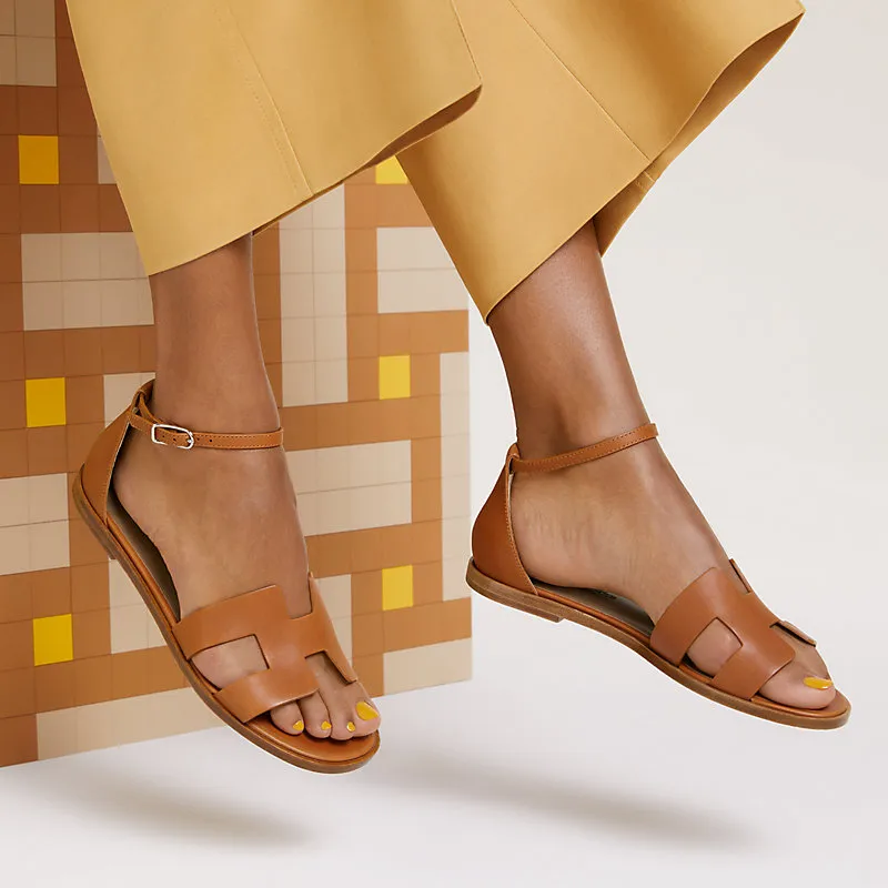 Dép Hermes Santorini Sandal Luxury