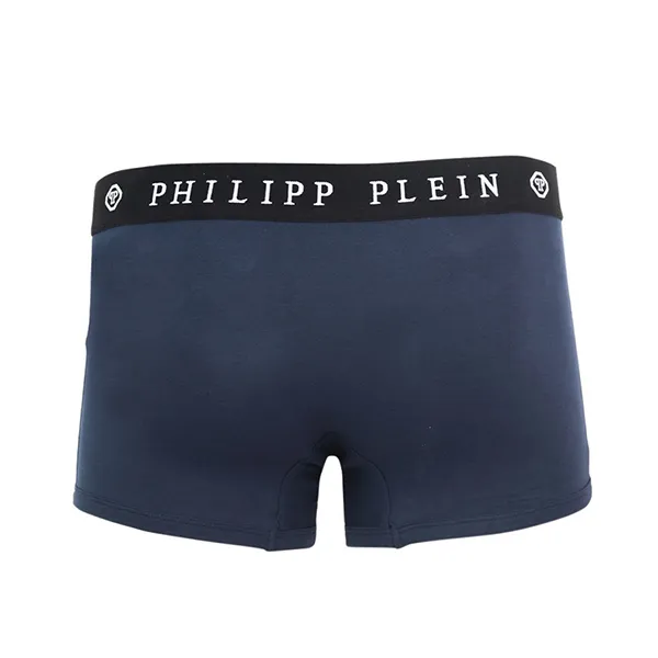 Set 2 Quần Lót Nam Philipp Plein UUPB01-85_BI-PACK_NV Màu Xanh Navy Size L - Thời trang - Vua Hàng Hiệu