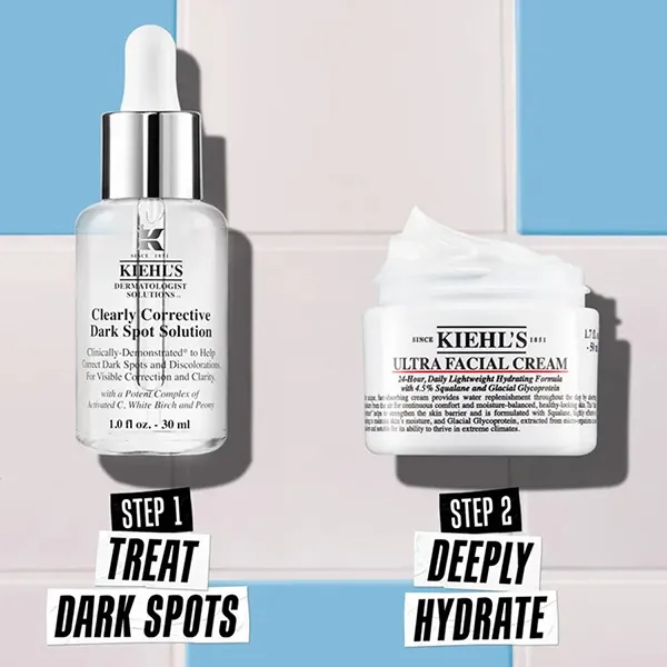 Set Chăm Sóc Da Kiehl's Best In Glass Brightening Duo 2 Món - Mỹ phẩm - Vua Hàng Hiệu