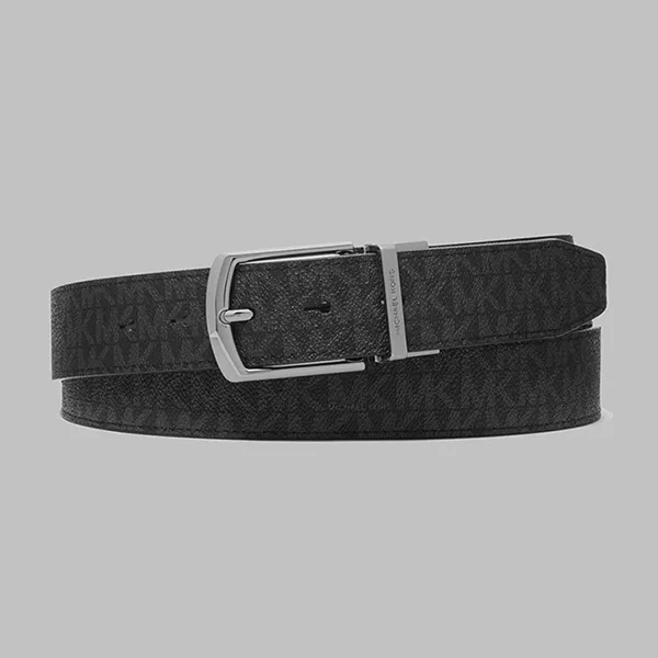 Set Thắt Lưng Michael Kors MK 4-In-1 Logo Reversible Belt Box Set Màu Đen/Nâu