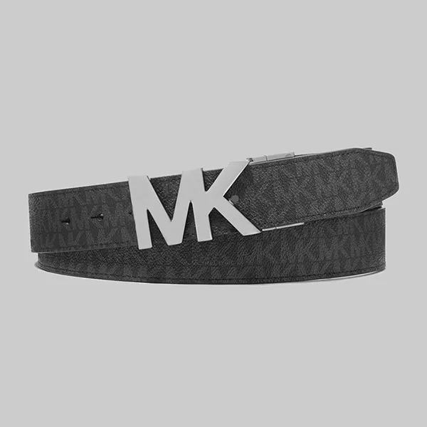 Set Thắt Lưng Michael Kors MK 4-In-1 Logo Reversible Belt Box Set Màu Đen/Nâu