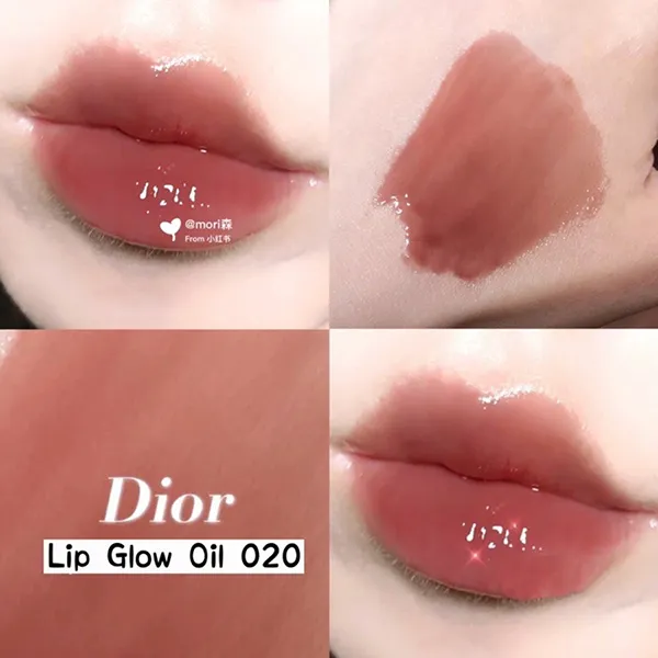 Son Dưỡng Dior Addict Lip Glow Oil 020 Mahogany Màu Đỏ Nâu (Vỏ Beo) - 1