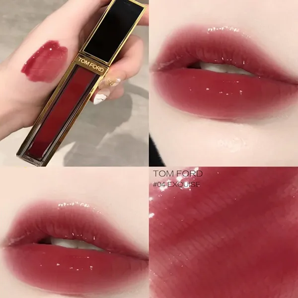 Son Bóng Tom Ford Gloss Luxe Lip 04 Exquise Màu Đỏ Đất