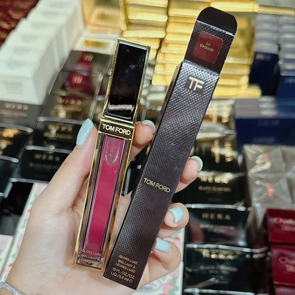 Son Bóng Tom Ford Gloss Luxe Lip 04 Exquise Màu Đỏ Đất