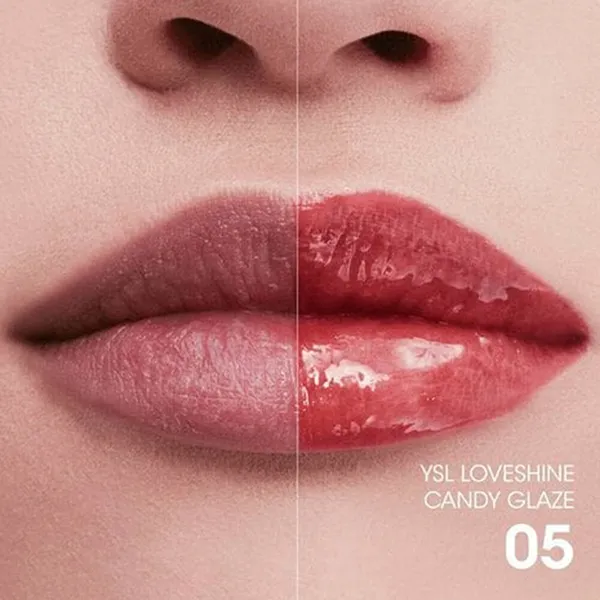 Son Dưỡng Yves Saint Laurent YSL Loveshine Candy Glaze 5 Pink Satisfaction Màu Hồng Đất