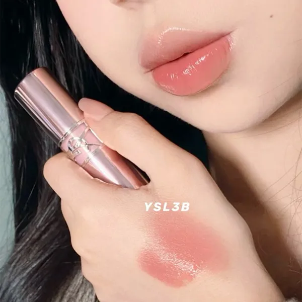 Son Dưỡng YSL Yves Saint Laurent Loveshine Candy Glow 3B Rosewood Blush Màu Hồng Gỗ - Son Môi - Vua Hàng Hiệu