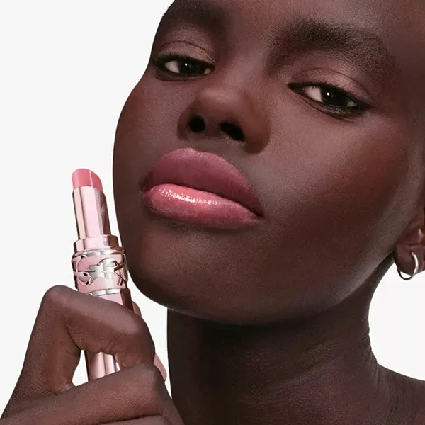 Son Dưỡng Yves Saint Laurent YSL Loveshine Candy Glow 44B Nude Lavalliere Mini Màu Hồng Nude 1.3g - Son Môi - Vua Hàng Hiệu