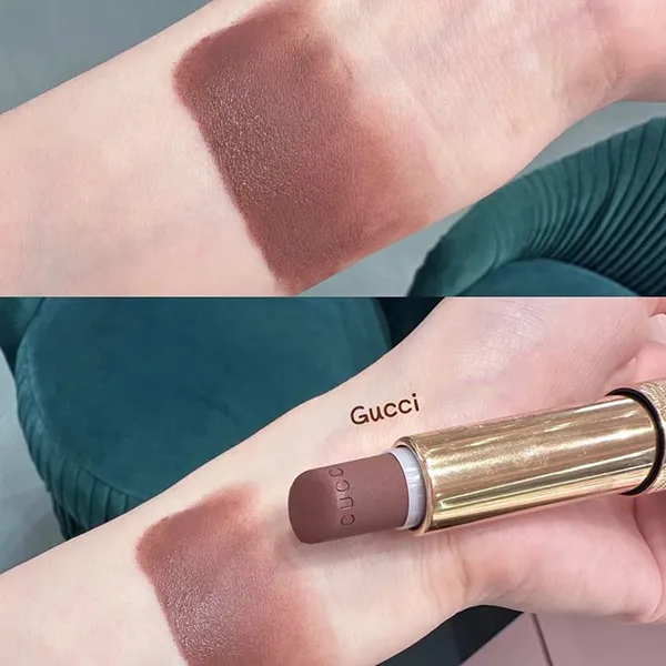 Son Gucci Rouge À Lèvres Matte Lipstick 209 Mona Leslie Cameo Màu Nâu Lạnh