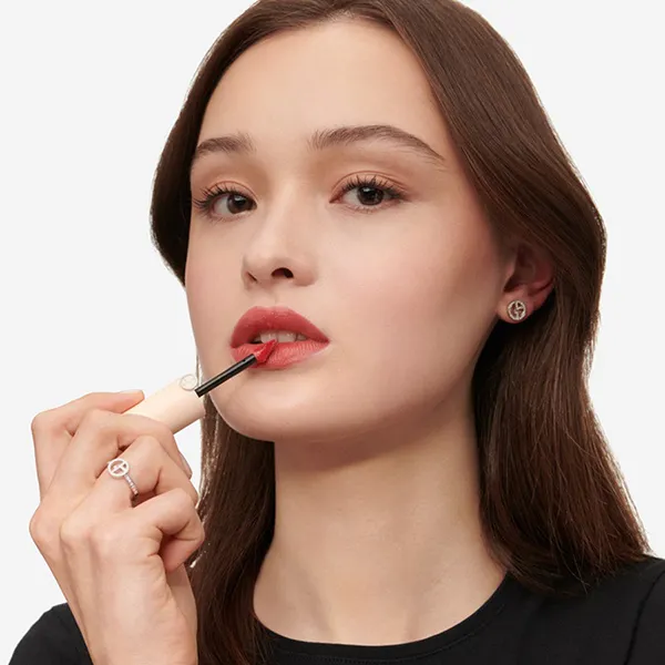 Son Kem Giorgio Armani Lip Maestro Satin Nude Mania Limited Edition 15 Opening Dance Màu Đỏ San Hô - Son Môi - Vua Hàng Hiệu