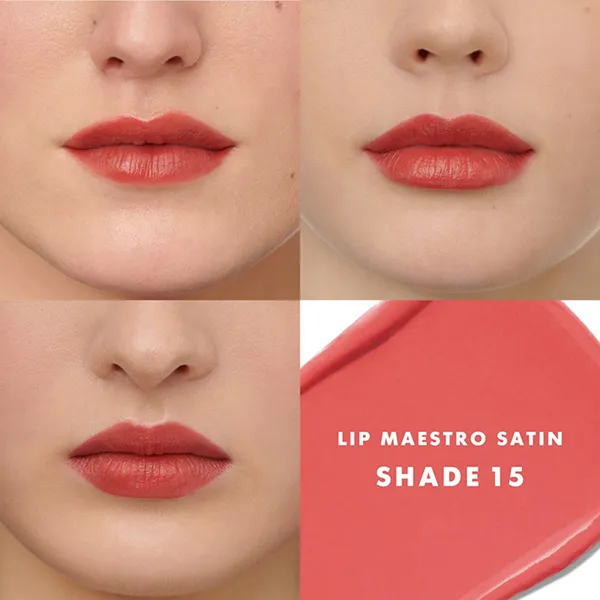Son Kem Giorgio Armani Lip Maestro Satin Nude Mania Limited Edition 15 Opening Dance Màu Đỏ San Hô - Son Môi - Vua Hàng Hiệu