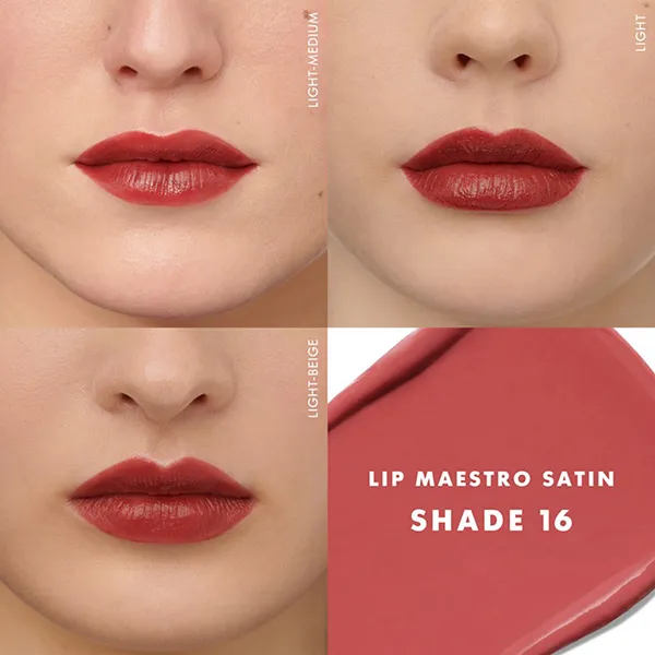 Son Kem Giorgio Armani Lip Maestro Satin Nude Mania Limited Edition 16 Cocktail Party Màu Đỏ Đất - Son Môi - Vua Hàng Hiệu