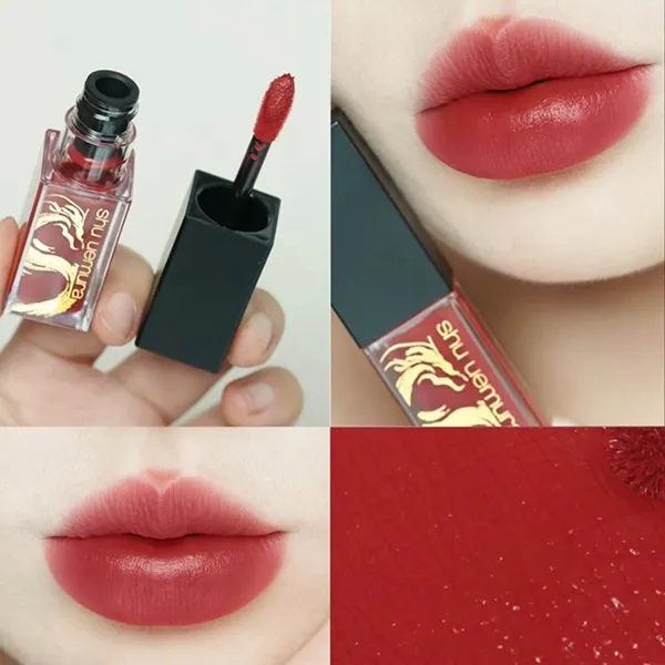Son Kem Shu Uemura Rouge Unlimited Kinu Cream KC RD 177 Màu Đỏ Gạch