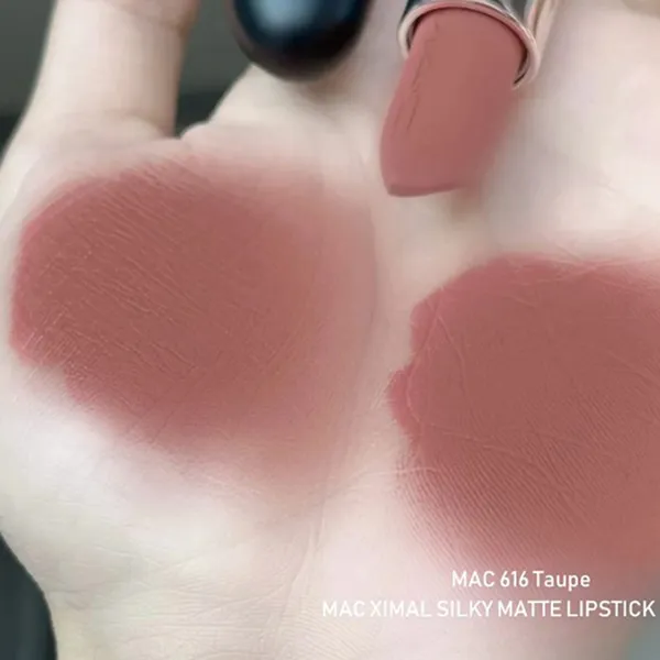 Son Mac Macximal Silky Matte Lipstick 616 Taupe Màu Cam Đất 3.5g - Son Môi - Vua Hàng Hiệu
