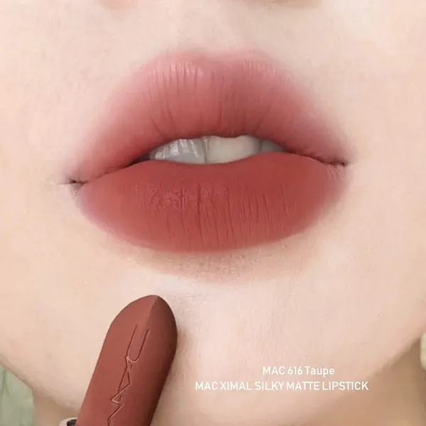 Son Mac Macximal Silky Matte Lipstick 616 Taupe Màu Cam Đất 3.5g - Son Môi - Vua Hàng Hiệu