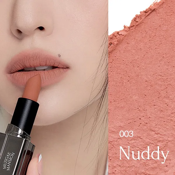 Son Muzigae Mansion MoodWear Blur Lipstick 003 Nuddy Màu Cam Đất