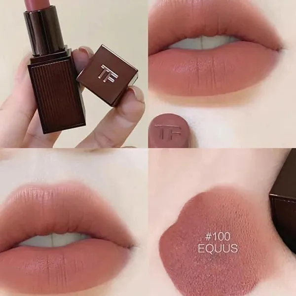 Son Tom Ford Cafe Rose Limited Edition Lipstick 100 Equus Màu Nâu Trà Sữa