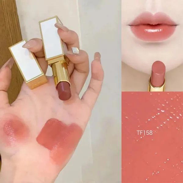 Son Tom Ford Ultra Shine Lip Color 158 ILE NUE Màu Cam Đào - Son Môi - Vua Hàng Hiệu