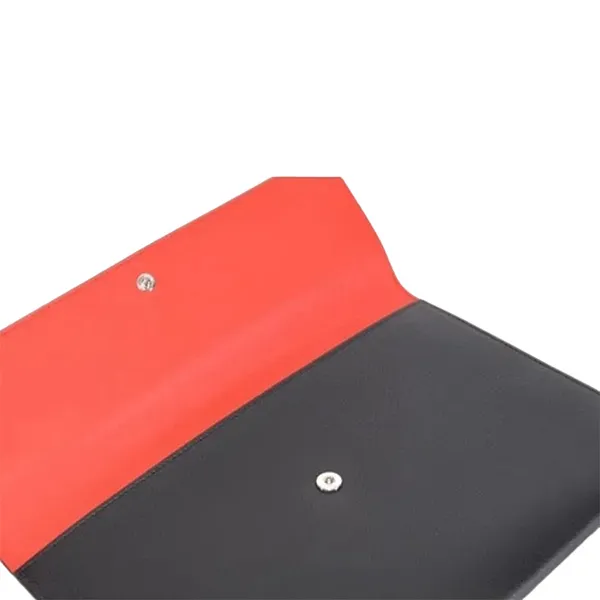 Túi Cầm Tay Nam Alexander Mcqueen Envelope Leather Pouch Black Màu Đen