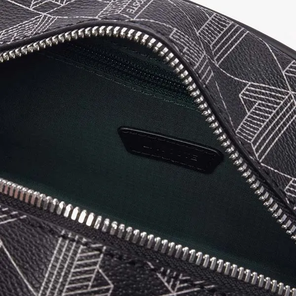Túi Cầm Tay Nam Lacoste The Blend Họa Tiết Monogram NH4582LX H45 Màu Đen - Túi xách - Vua Hàng Hiệu