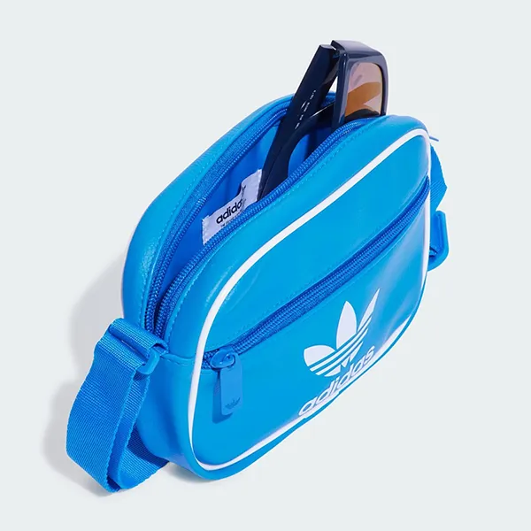 Túi Đeo Chéo Adidas Airliner Mini Classic Adicolor IR5439 Màu Xanh Da Trời - Túi xách - Vua Hàng Hiệu