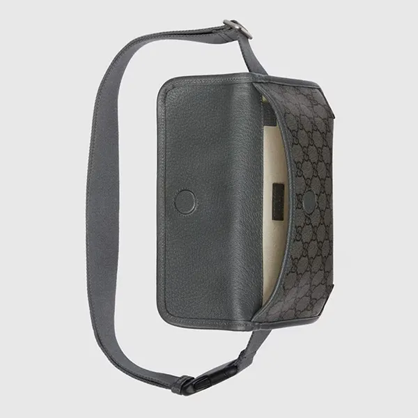 Túi Đeo Chéo Nam Gucci Ophidia GG Belt Bag Màu Xám - Túi xách - Vua Hàng Hiệu