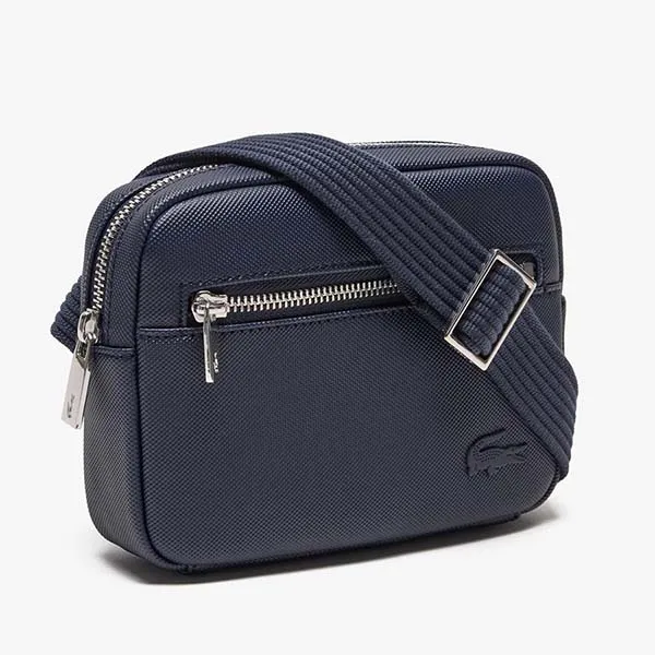 Túi Đeo Chéo Nam Lacoste Classic Bag NH4588HC 021 Màu Xanh Navy - Túi xách - Vua Hàng Hiệu