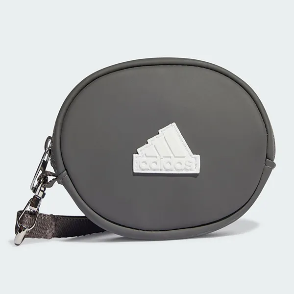 Túi Đeo Chéo Nữ Adidas Đồng Xu Da PU IP6293 Màu Xám