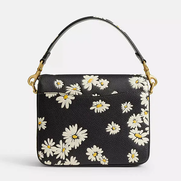 Túi Đeo Chéo Nữ Coach Cassie Crossbody Bag With Floral Print CR663 Màu Đen - Túi xách - Vua Hàng Hiệu