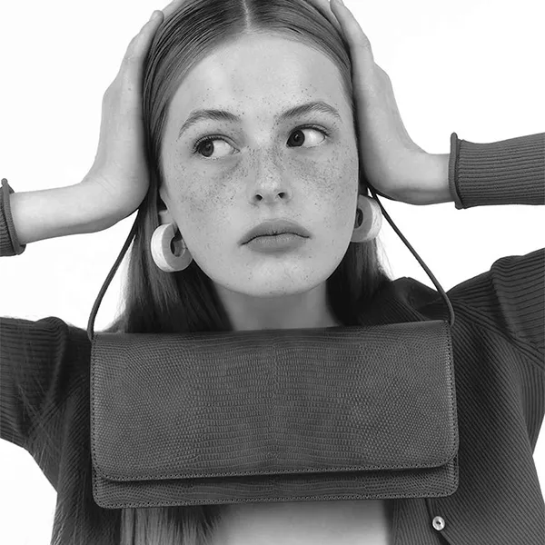 Túi Đeo Vai Nữ Find Kapoor Patti Bag 26 Lizard FBSB26XZ0BK Màu Đen - Túi xách - Vua Hàng Hiệu