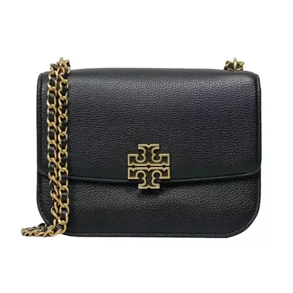 Túi Đeo Chéo Nữ Tory Burch Britten Small Adjustable Shoulder Bag Black Màu Đen - Túi xách - Vua Hàng Hiệu