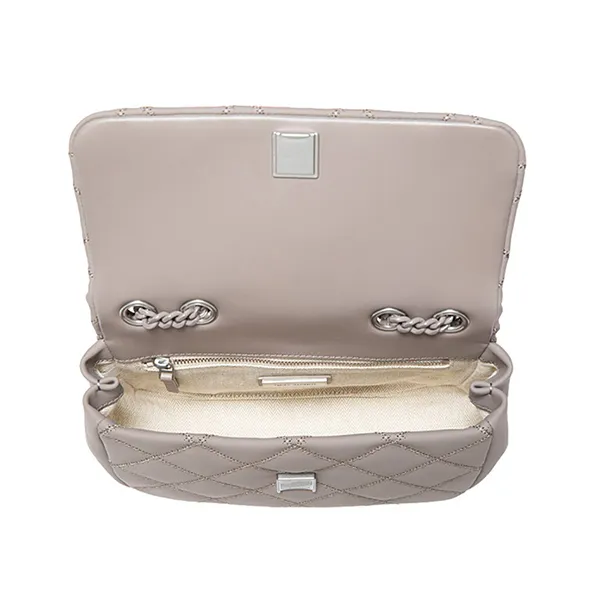 Túi Đeo Chéo Nữ Tory Burch Willa Matte Small Shoulder Bag Gray Heron Màu Xám - Túi xách - Vua Hàng Hiệu