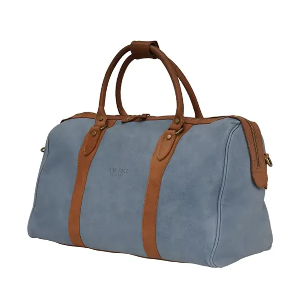Túi Du Lịch Medici Of Florence 9277 DL - Blue Grey-Rust Màu Nâu Phối Xanh - Túi xách - Vua Hàng Hiệu