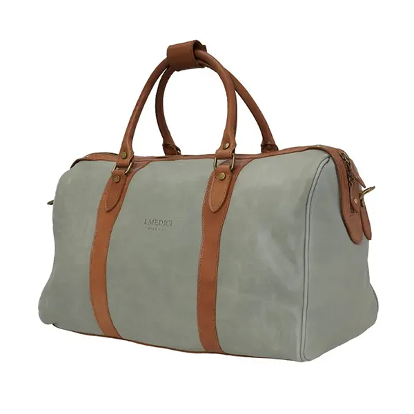 Túi Du Lịch Medici Of Florence 9277 DL - Sage Green-Rust Màu Nâu Phối Xanh