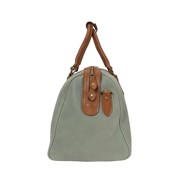 Túi Du Lịch Medici Of Florence 9277 DL - Sage Green-Rust Màu Nâu Phối Xanh