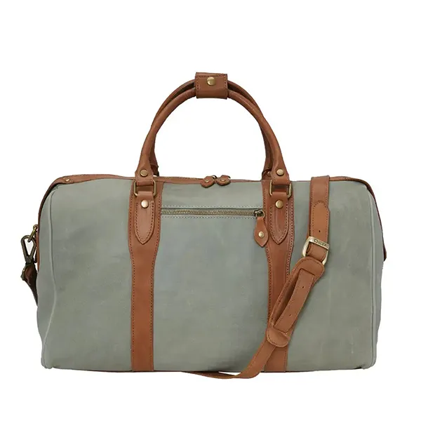 Túi Du Lịch Medici Of Florence 9277 DL - Sage Green-Rust Màu Nâu Phối Xanh