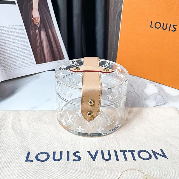 Túi Hộp Nữ Louis Vuitton LV GI0203 Box Scott Màu Trong Suốt