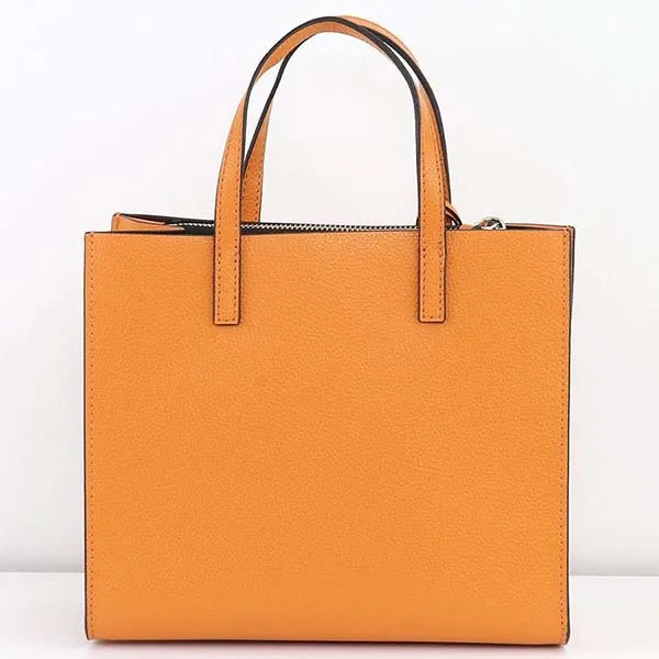 Túi Tote Nữ Marc Jacobs Grind Coated Mini Leather M0015685 810 Màu Cam