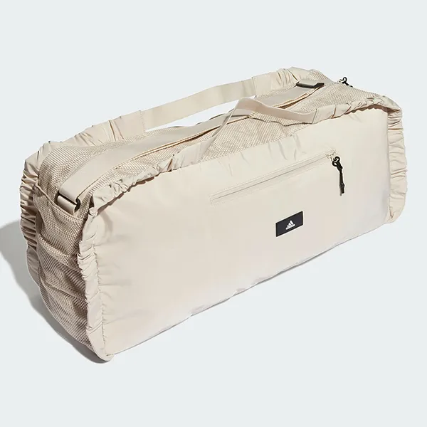 Túi Trống Nữ Adidas Yoga Duffel Bag Aluminium HK4528 Màu Trắng Kem - Túi xách - Vua Hàng Hiệu