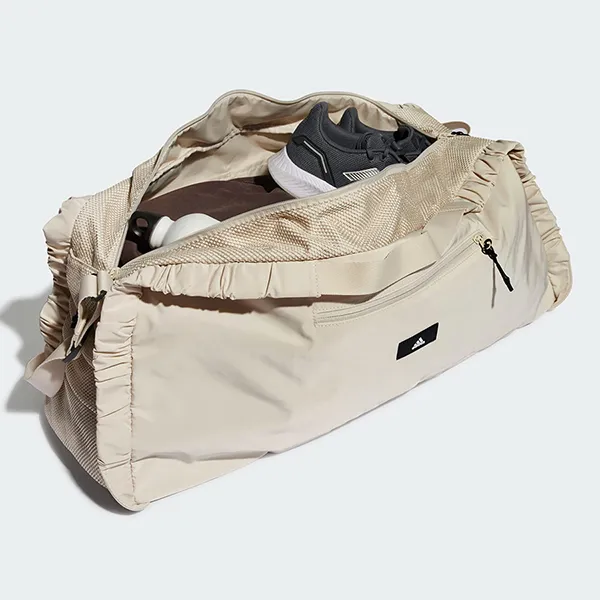 Túi Trống Nữ Adidas Yoga Duffel Bag Aluminium HK4528 Màu Trắng Kem - Túi xách - Vua Hàng Hiệu