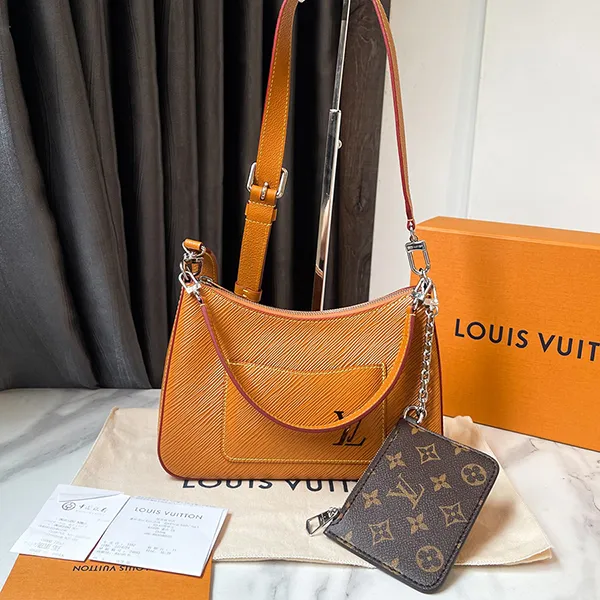 Túi Xách Nữ Louis Vuitton LV Marelle Bag Honey Gold M80794 Màu Nâu